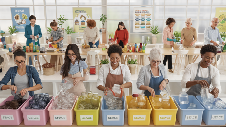 Comment organiser un atelier de recyclage de bocaux en verre ?