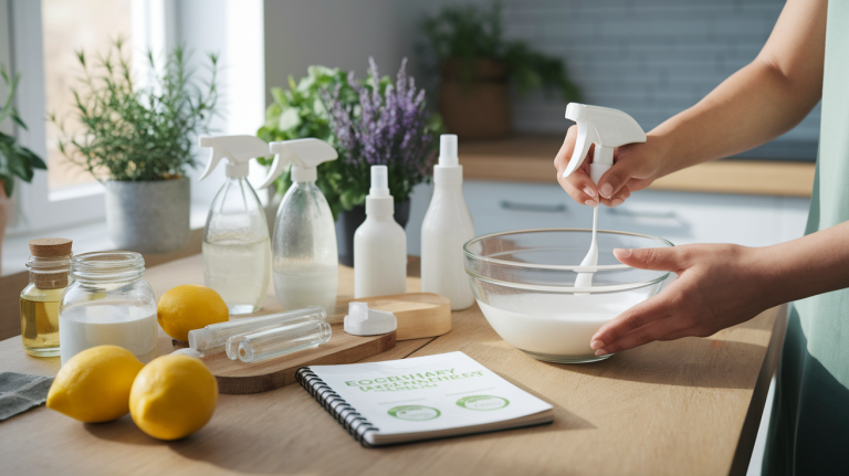 Comment fabriquer ses propres produits ménagers écologiques ?