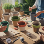 Comment créer des pots de fleurs éco-friendly lors d&rsquo;un atelier de création ?